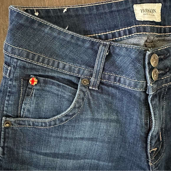 Hudson Low Rise Boot Cut Y2K 90's Western Festival Size 27 - Picture 3 of 11